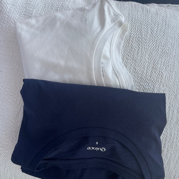 Bundle of 2 Quince Short Sleeve Tees Size S - NWOT - Picture 2 of 2